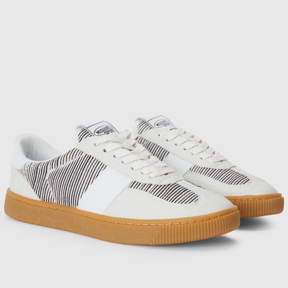 $460 Missoni Retro White Leather Designer Sneakers Shoes New In Box s41 (11)